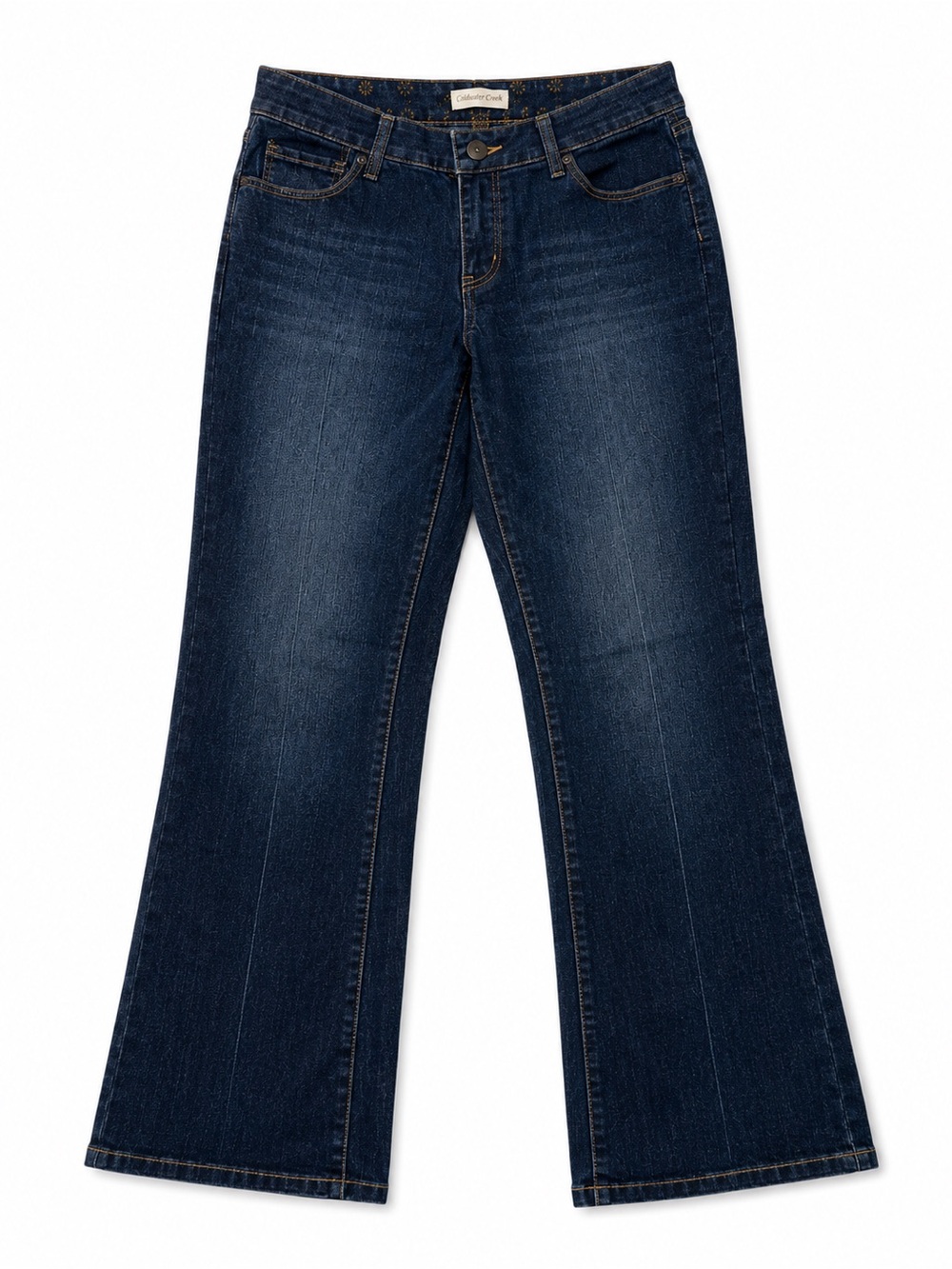 Coldwater Creek Bootcut Jeans Women’s L6 Dark Wash Stretch Denim